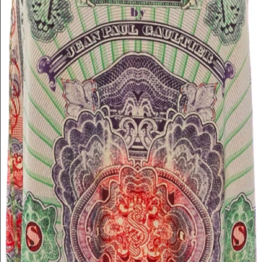 Authentic Jean Paul Gaultier Iconic Money Skirt